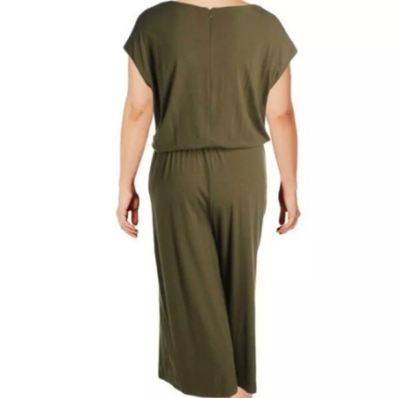 Ralph Lauren PLUS size olive green jumpsuit - Picture 3 of 3